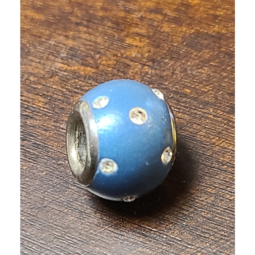 Blue Jeweled Charm for Charm Bracelet